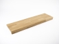 Preview: Windowsill Oak Select Natur A/B 26 mm, finger joint lamella, untreated, with overhang